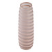 15" Westerly Medium Carved Glass Vase (Set of 3) - Ivory
