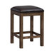Lennox - Upholstered Console Stool - Dark Brown