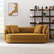 Dylan - Modern French Boucle Sofa - Dark Yellow