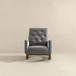 Demetrius - Rocking Chair - Gray / Light Gray