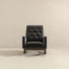 Demetrius - Rocking Chair - Dark Gray / Wood