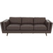 Chase - Leather Sofa - Chocolate / Dark Brown