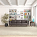 Chase - Leather Sofa - Chocolate / Dark Brown