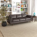 Chase - Leather Sofa - Chocolate / Dark Brown