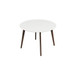 Alina - Dining Table - Brown / White