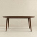 Ada - Mid-Century Modern Style Oval Dining Table - Brown