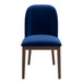Kaitlyn - Dining Chair (Set of 2) - Brown / Navy Blue