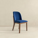 Kaitlyn - Dining Chair (Set of 2) - Brown / Navy Blue