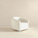 Elise - Mid-Century Modern Swivel Chair - White