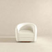 Elise - Mid-Century Modern Swivel Chair - White