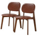 Kelsey - Dining Chair (Set of 2) - Brown / Natural