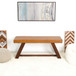 Marley - Genuine Leather Bench - Amber