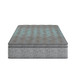 Comfort Care - 10" Twin Hybrid Euro Top Mattress Plush Comfort - Gray / Blue