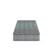 Comfort Care - 13" Twin Extra Long Hybrid Mattress, Firm Comfort - Gray / Blue