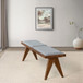 Keira - Bench - Brown / Light Gray