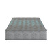 Comfort Care - 10" King Size Hybrid Euro Top Mattress Plush Comfort - Gray / Blue