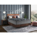 Comfort Care - 15" King Euro Top Hybrid Mattress, Plush Comfort - Gray / Blue
