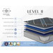 Tempagel - 13" Twin Size Lux Firm Mattress With Cooling And Support - Gray / Blue