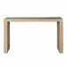 Modern Console Table With Solid Wood Construction - Reclaimed Wheat