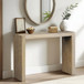 Modern Console Table With Solid Wood Construction - Reclaimed Wheat
