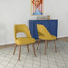 Juliana - Mid-Century Modern Dining Chair (Set of 2) - Brown / Yellow