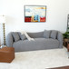 Mason - Mid Century Modern Luxury Tight Back Curvy Couch - Gray