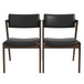 Edwin - Mid-Century Modern Dining Chair (Set of 2) - Black / Brown