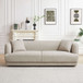 Larisa - Mid-Century Modern Linen Sofa - Cream