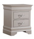 Lorana - Modern Nightstand - Silver Champagne