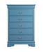 Traditional Style Storage Chest - Teal