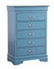 Traditional Style Storage Chest - Teal