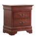 Louis Phillipe - Elegant Nightstand - Cherry