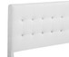 King Elegant Transitional Bed - White