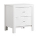 Transitional Nightstand - White