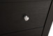Elegant Transitional Media Chest - Black