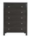 Modern Elegant Transitional Storage Chest - Black