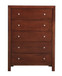 Modern Elegant Transitional Storage Chest - Cherry