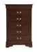 Louis Phillipe - Traditional Style Chest - Cappuccino