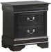 Louis Phillipe - Nightstand - Black