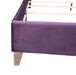 Queen Upholstered Bed - Purple