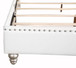 Elegant Tufted Upholstered Bed - White