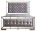 King Bed Modern - Silver Champagne