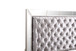 King Bed Modern - Silver Champagne