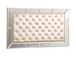 King Bed Stylish Contemporary - Off White