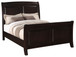 Queen Bed Elegant Transitional - Cappuccino