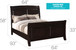 Queen Bed Elegant Transitional - Cappuccino