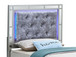 Madison - Twin Bed - Silver Champagne