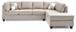 Malone - Sectional - Pearl Silver