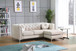 Pompano - Sofa Chaise - Ivory