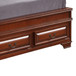 King Storage Bed - Oak